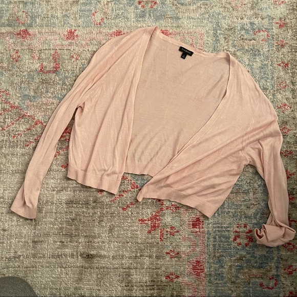 Talbots Pink Dress Cardigan - Picture 2 of 4